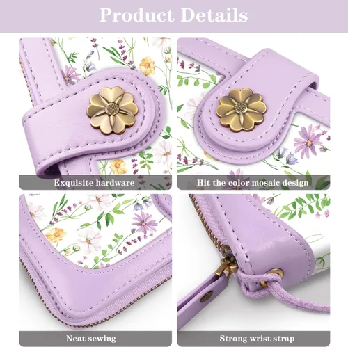 Miniatura 5 de Coco Rossi Billeteras para mujer con múltiples tarjetero, cartera de embrague, tarjetero, organizador de tarjetas para mujer con correa