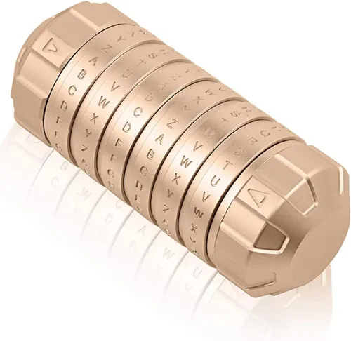Miniatura 8 de Cryptex - Cajas de rompecabezas con código Da Vinci, Mini Cryptex Lock, aniversario, día de San Valentín, rompecabezas de cumpleaños, regalos