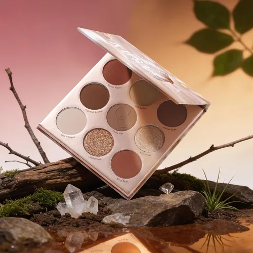 Miniatura 8 de docolor Paleta de sombras de ojos, paleta de 9 colores marrón y cobre con acabados mate y brillante, paleta de maquillaje de ojos altamente