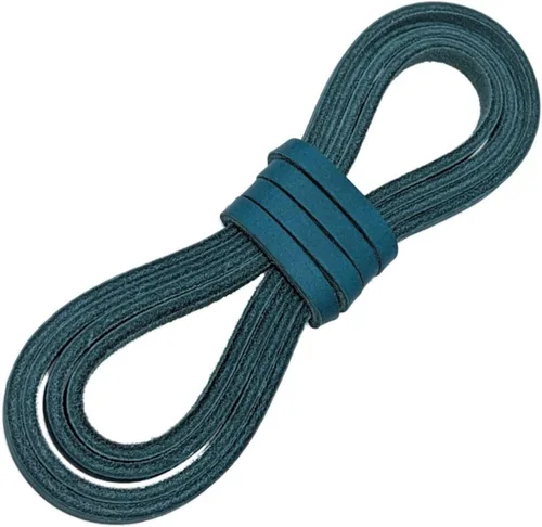 Miniatura 16 de TOFL Correas de cuero para manualidades y cordones de béisbol 2 piezas de 72 pulgadas de largo x 1/4 pulgadas de ancho x 1/8 pulgadas de grosor