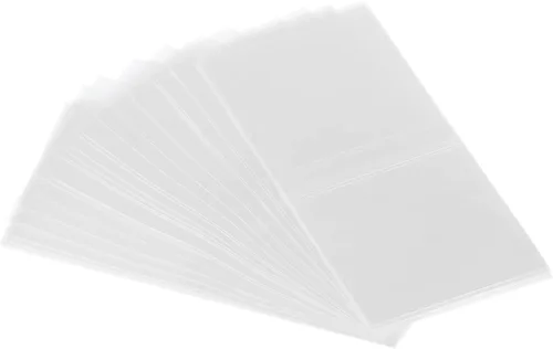 Miniatura 10 de PATIKIL Bandas retráctiles perforadas de 6.102 x 1.575 in, paquete de 400 bandas termocontraíbles de PVC para tapas de diámetro de 3.74 a 3.82
