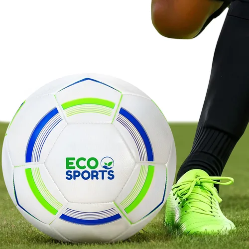 Miniatura 11 de Eco Sports Soccer Ball, Size 3, 4, & 5 PVC Free, Recycled TPU Material, Long Air Retention for Practice & Games BPA Free Non Toxic, Better Balls