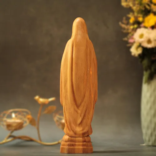 Miniatura 5 de 11.8 Inches Our Lady of Lourdes Catholic Icons Handmade Our Lady Statue Religious Gifts Our Lady of Guadalupe Catholic Art Mothers Day Gifts