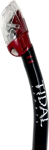 Miniatura 4 de Pro Shot Tidal - Snorkel seco, ligero, fácil de respirar, para esnórquel, buceo y natación, boquilla cómoda con tecnología Dry Azul