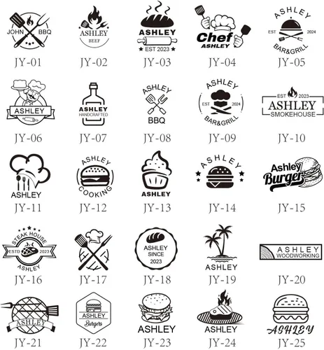 Miniatura 4 de Hierro De Marca Hierro De Marca Personalizada Para Alimentos Sello Burger Buns Bonito Regalo Para Navidad Sello Personalizado Funciona Para La