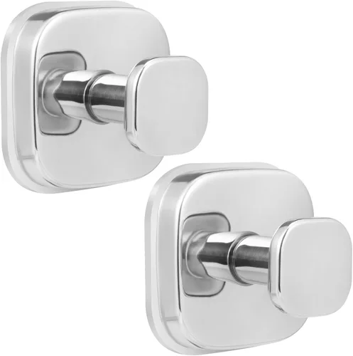 Miniatura 15 de Ganchos de ventosa para ducha - Ganchos reutilizables para baño para toallas, batas y lofa - Montaje sin taladro en cocina, paredes, metal, vidrio