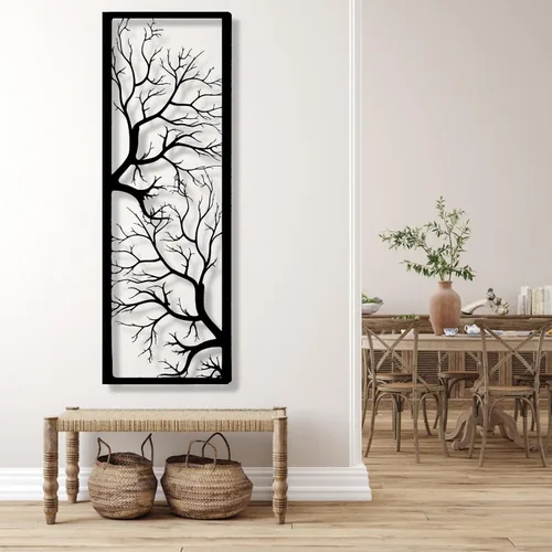 Miniatura 2 de Arte de pared de árbol de la vida, arte de pared de árbol de metal, letrero de árbol, decoración de pared de metal, decoración de pared de rama