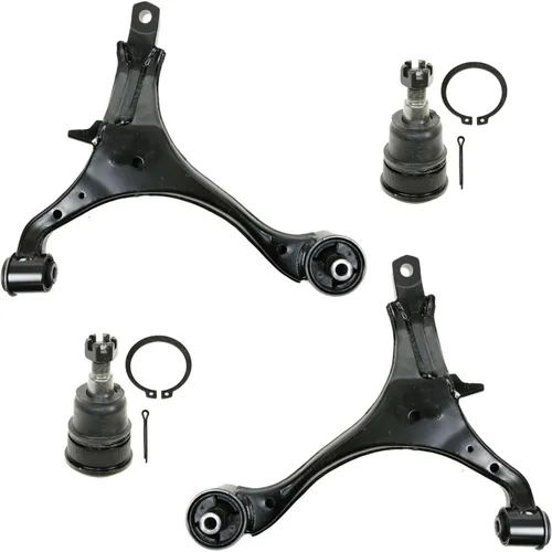 Miniatura 124 de TRQ Brazo de control delantero superior e inferior con rótula juego de 4 piezas compatible con Land Rover Range Rover 2003-2012