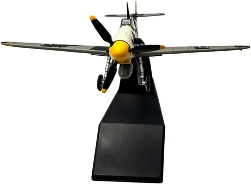 Miniatura 3 de 1/72 Escala WWII Alemán Messerschmitt BF109 Metal Fighter Modelo Militar Modelo Diecast Plane Modelo Regalo Ornamento Colección