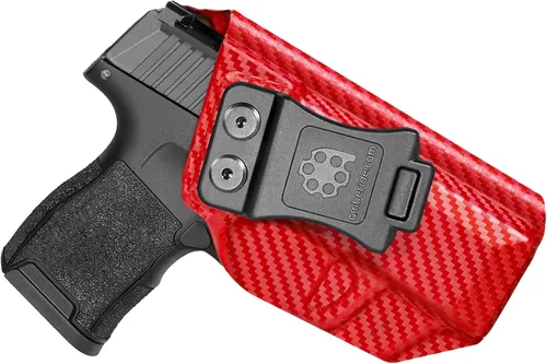 Miniatura 10 de Amberide IWB Funda Kydex para SIG Sauer P365 / P365 SAS / P365X, transporte oculto, opciones MOS y no MOS disponibles, inclinación ajustable