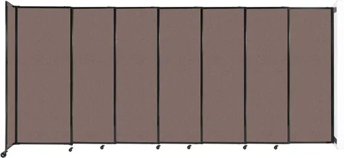 Miniatura 176 de Divisor de habitación de pared recta deslizante montado en la pared Anchos ajustables Ruedas de bloqueo Separador de habitación Paneles