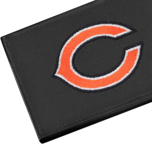 Miniatura 4 de NBA - Cartera de piel auténtica bordada de tres pliegues de 3.25 x 4.25 pulgadas, delgada por Rico Industries