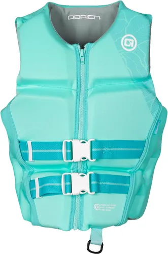 Miniatura 4 de O'Brien Chaleco Salvavidas de Neopreno con Espalda en V Flexible para Mujeres para Deportes Acuáticos, Navegación, Lancha Autopropulsada, Natación