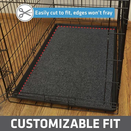 Miniatura 4 de Drymate Tapete Premium para jaula de perro, absorbente, impermeable, antideslizante, lavable, almohadilla para orina de cachorros para entrenamiento