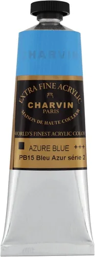 Miniatura 58 de Charvin Pintura acrílica profesional extrafina – verde absenta, tubo de 2.1 fl oz, pigmentos de triple fresado, resistente a la luz, pinturas