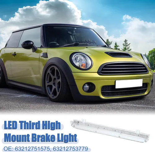 Miniatura 2 de X AUTOHAUX Tercera luz de freno trasero de alto nivel 63212751575 63212753779 para Mini Cooper Mini Hatch 2006-2013