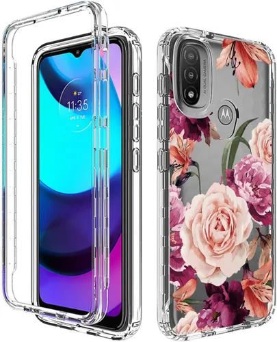 Miniatura 6 de Funda para Moto E20/Moto E30/Moto E40, XT2155 XT2158 con protector de pantalla de vidrio templado, funda protectora de cuerpo completo