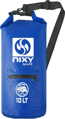 Miniatura 6 de NIXY Bolsa seca impermeable de 10 L con parte superior enrollable, ligera y duradera para paddleboard, kayak, senderismo, camping, canotaje, playa