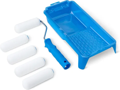 Miniatura 10 de Amazon Basics Cubiertas de rodillo de pintura de microfibra, para acabado liso, 4 pulgadas, paquete de 24