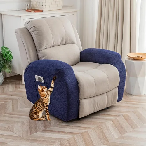 Miniatura 48 de Funda para Silla Reclinable 100% Impermeable, 1 Pieza Fundas Elásticas para Sofá Reclinable Lavables para Silla Reclinable para Mascotas, Perros