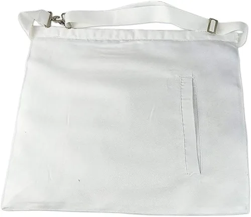 Miniatura 2 de blanco (Master Mason White Embroidered Delantal White Ribbon), Blanco