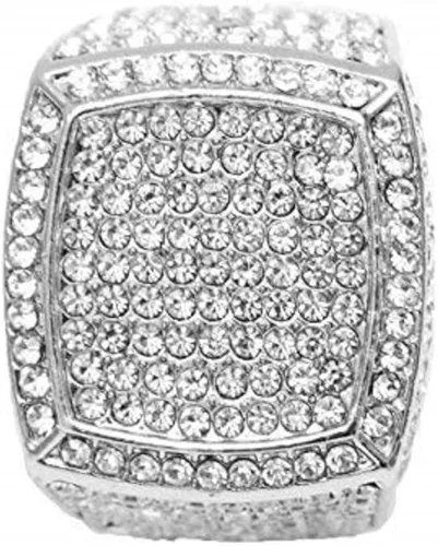 Miniatura 6 de Charles Raymond Bling Bling Hip Hop Iced Out Luxury BIG Oversize Anillo para hombre - 444