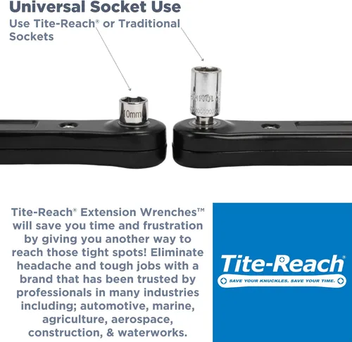 Miniatura 5 de TITE-REACH Llave de extensión profesional de 1/4 pulgadas