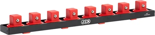 Miniatura 9 de JCK Organizador de Dados de Aluminio de Calidad Profesional (Dado de 1/2") con tira de diseño especial y pernos de posicionamiento giratorio de 360