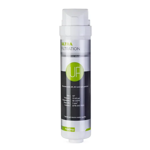 PureDrop FUFM1 Membrana de repuesto de filtro de agua para debajo del fregadero, cartucho de filtro de agua de repuesto para CUW4, 1 paquete