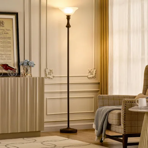 Miniatura 7 de Lámparas de pie de 71 pulgadas para sala de estar, lámpara de pie alta para dormitorio, lámpara de pie moderna para esquina oficina decoración