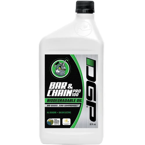 Miniatura 6 de DGP Pro100 Aceite biodegradable para barra y cadena – Verde, ecológico, no tóxico, lubricante profesional para barra y motosierra – Para todas