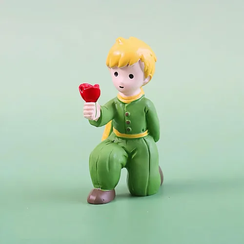 Miniatura 4 de Estatuas de Príncipe con Rosa para Decoraciones de Tablero de Automóvil, Accesorios de Decoración Interior del Tablero, Espejos Retrovisores