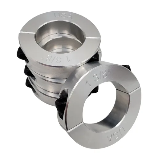 Miniatura 14 de Diámetro de orificio de 0.50 pulgadas - Abrazadera del collar de eje de dos piezas - Aluminio 2024 (paquete de 4)