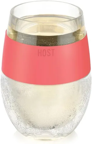 Miniatura 17 de Host Copas de vino de plástico sin tallo - Copa de vino de doble pared aislada FREEZE enfría bebidas con gel congelante, copas de vino para vino