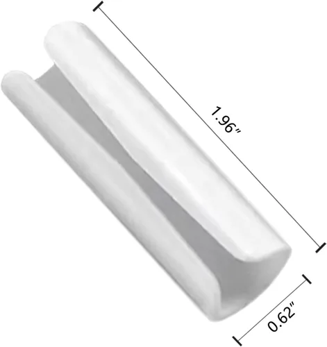 Miniatura 6 de Fibroxify Sujetadores para sábanas mantienen las sábanas cómodas (10 piezas, blanco)
