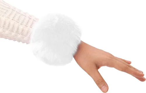 Miniatura 2 de Puños calentadores, de Simplicity, de invierno, para mujer, de piel sintética