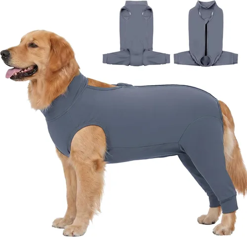 Miniatura 8 de AOFITEE Manga de recuperación para perros extra pequeños, para patas traseras, traje de recuperación para perros hembras machos, antilamidas, manga