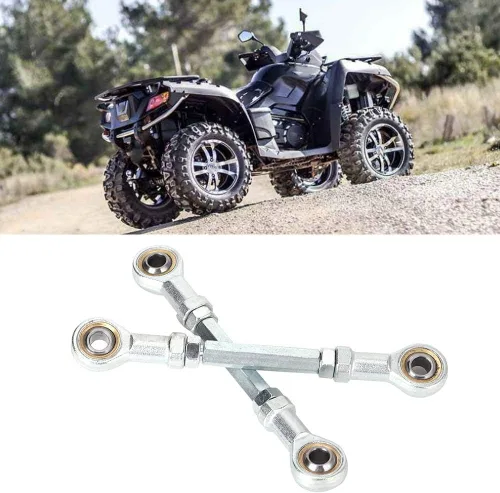 Miniatura 3 de Juego de 2 piezas de dirección y suspensión de 5.906 in, 6.693 in y 0.315 in, kit de barra de dirección de rótula ATV Kart, compatible con mini kart