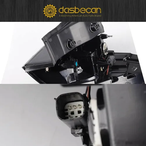 Miniatura 7 de Dasbecan Conjunto de luz trasera izquierda del lado del conductor con bombilla compatible con Ford Escape Kuga 2017 2018 2019 lámpara trasera