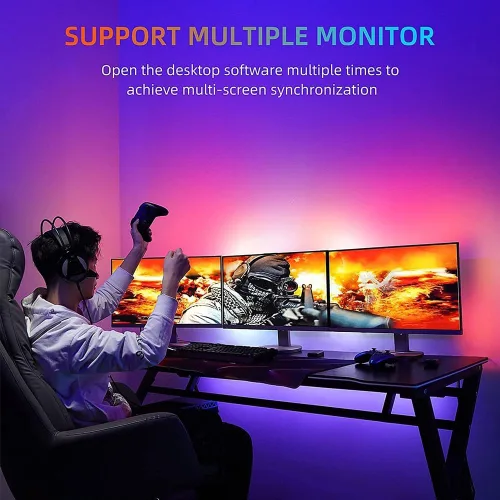 Miniatura 3 de Retroiluminación LED para TV, tira de luces LED para TV, tira de luz inteligente, tira de luz de sincronización de monitor de computadora
