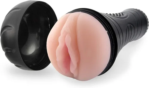 Miniatura 10 de LeLuv Textura realista del ano del PDA del masturbador masculino vibrante compacto en caja negra Ano Vibrador
