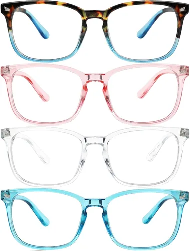 Yogo Vision Blue Light Blocking Computer Glasses Anti Glare Reduce Eyestrain Eyeglasses for Men and Women