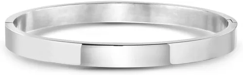 Miniatura 2 de My Daily Styles Pulsera de acero inoxidable en tono plateado con oración judía Shema Yisrael Sh'ma Israel en hebreo, 7 pulgadas, Acero inoxidable