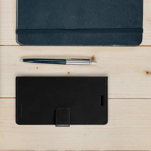 Miniatura 7 de GOOSPERY Blue Moon Wallet para Apple iPhone 11 Pro Max Case (2019) Funda de cuero con tapa (Negro)