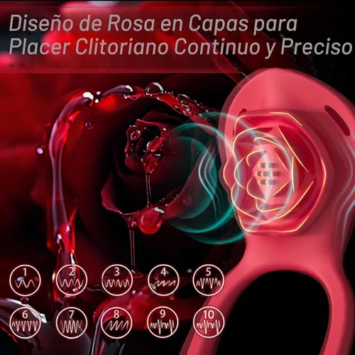 Miniatura 4 de ZOOPLOU BDSM - Vibrador portátil con control remoto para parejas, mujeres, adultos, juguetes sexuales para hombres, manos libres, vibrador de Rojo