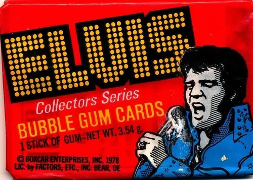 Miniatura 2 de 1978 Elvis Presley - Paquete de cartas coleccionables sin abrir
