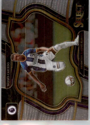 Panini Select English Premier League #248 Moises Caicedo Brighton & Hove Albion Field Level - Tarjeta de intercambio oficial de fútbol EPL 2022-23