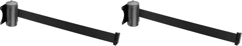 Miniatura 10 de US Weight Soporte de pared con cinturón retráctil, 8', Negro, 1