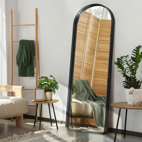Miniatura 39 de NicBex Espejo de tocador de baño de 32 x 22 pulgadas, espejo de pared con marco de aleación para tocador de baño, dormitorio, pasillo y decoración