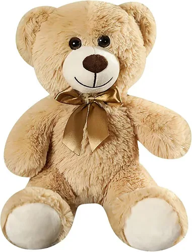 Miniatura 8 de Juguete de Peluche de Oso Teddy, Oso Teddy de Peluche de 13.5 Pulgadas, Animal de Peluche de Cumpleaños para Niños y Niñas Amigas